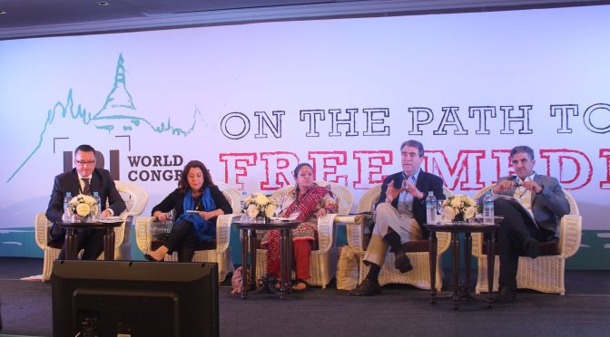 المؤتمر العالمي للمعهد الدولي للصحافة يناقش الخطر الذي يواجه الصحفيون